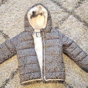 Gap kids small new without tags down sherpa lined coat